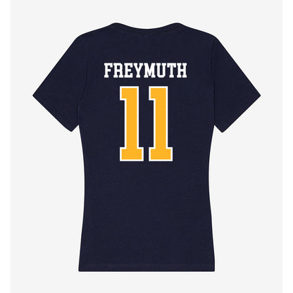 FLC - NCAA Women's Volleyball : Cammy Freymuth - Women's V-Neck T-Shirt-1