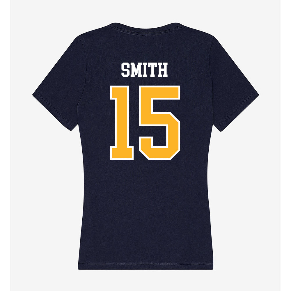 FLC - NCAA Women's Soccer : Cadence Smith - Women's V-Neck T-Shirt-1