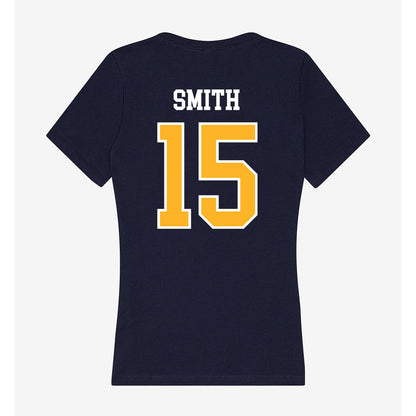 FLC - NCAA Women's Soccer : Cadence Smith - Women's V-Neck T-Shirt-1