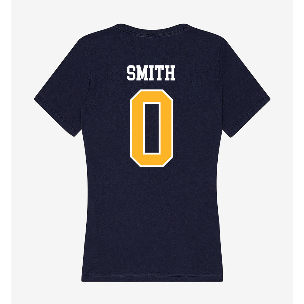 FLC - NCAA Men's Basketball : Jaxon Smith - Women's V-Neck T-Shirt-1