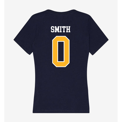 FLC - NCAA Men's Basketball : Jaxon Smith - Women's V-Neck T-Shirt-1