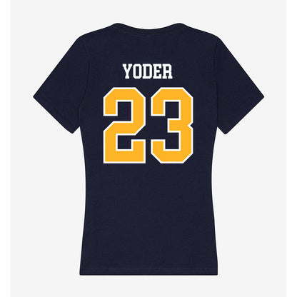 FLC - NCAA Men's Basketball : Ty Yoder - Women's V-Neck T-Shirt-1