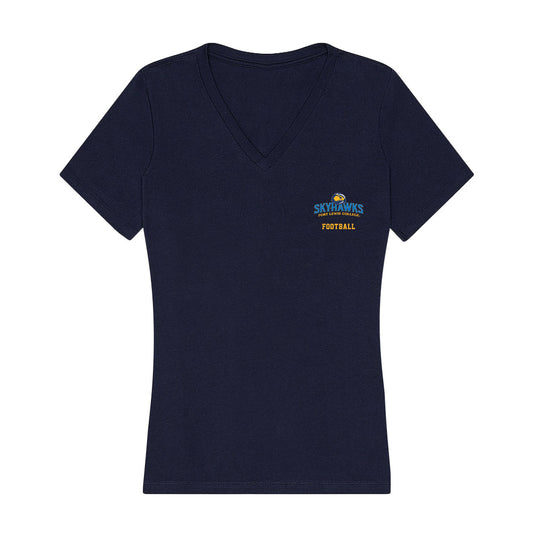 FLC - NCAA Football : Zander Iwanski - Women's V-Neck T-Shirt-0