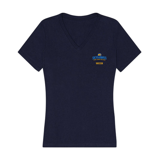 FLC - NCAA Men's Soccer : Raul Baptista - Women's V-Neck T-Shirt-0
