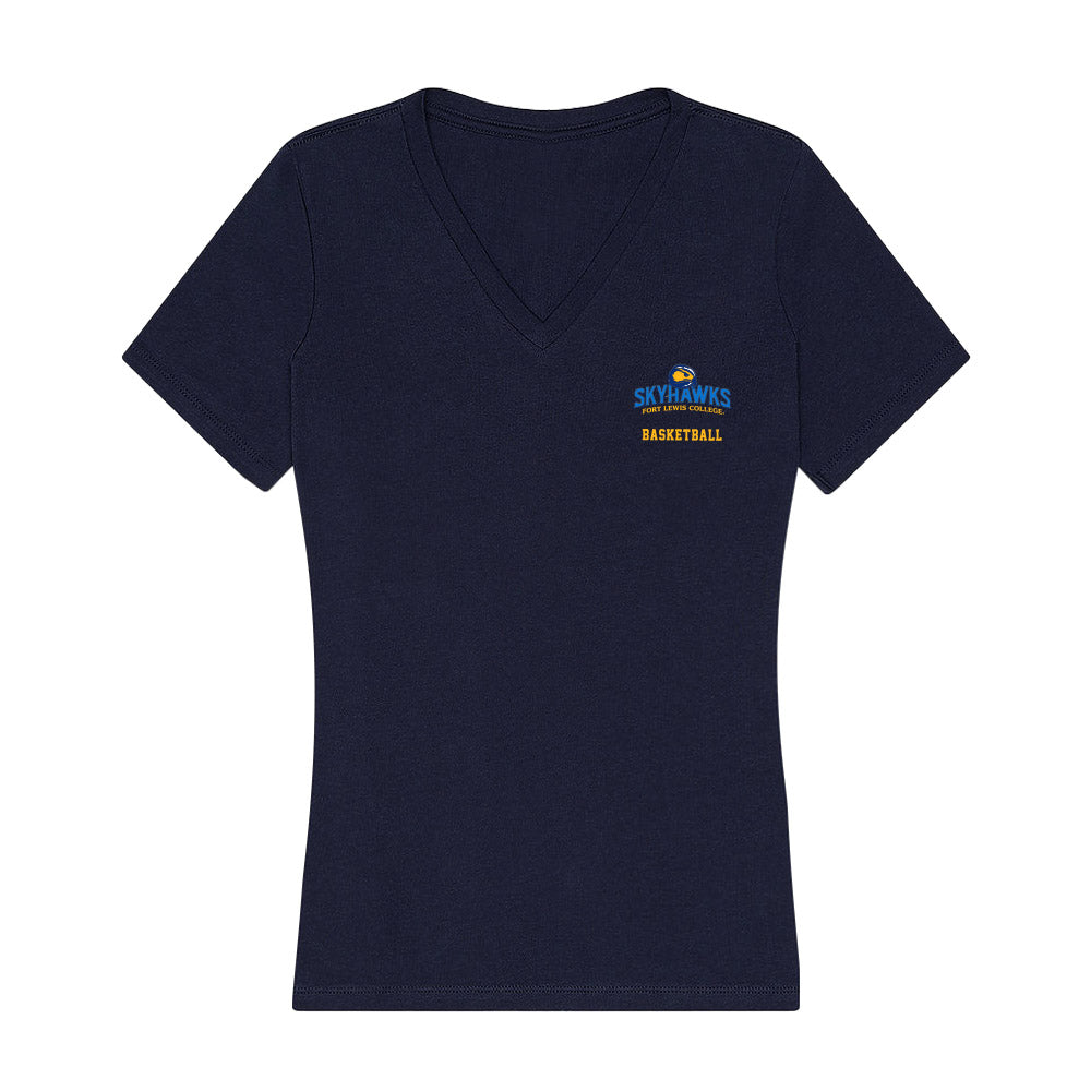 FLC - NCAA Men's Basketball : Ty Yoder - Women's V-Neck T-Shirt-0