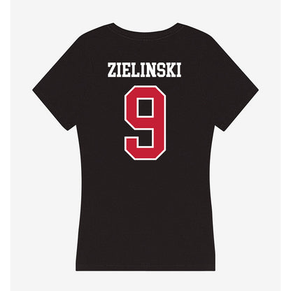Lewis - NCAA Women's Lacrosse : Victoria Zielinski - Women's V-Neck T-Shirt-1
