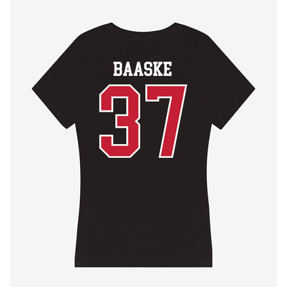 Lewis - NCAA Women's Lacrosse : Rylee Baaske - Women's V-Neck T-Shirt-1