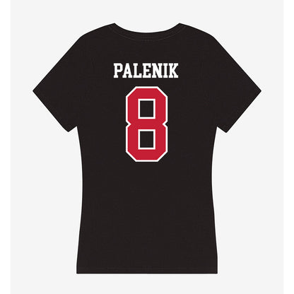 Lewis - NCAA Women's Lacrosse : Carmen Palenik - Women's V-Neck T-Shirt-1