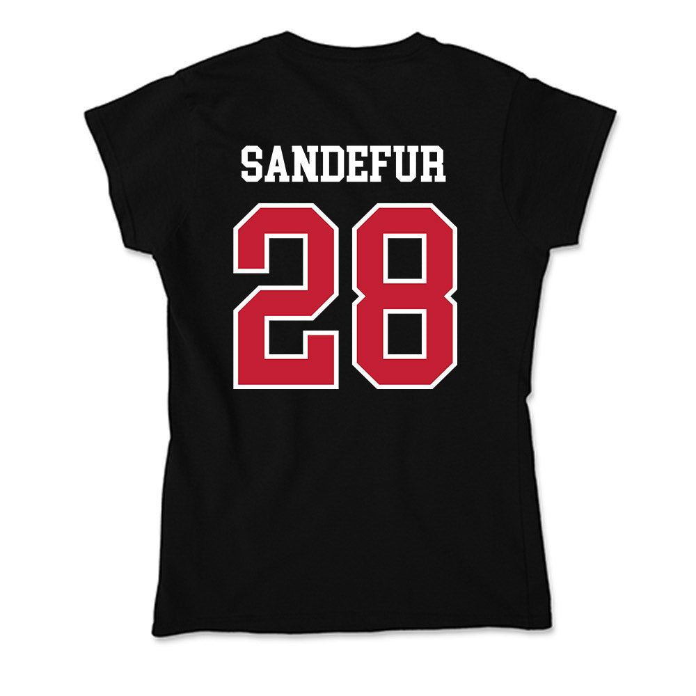 Lewis - NCAA Women's Lacrosse : Samantha Sandefur - Soft Style Women’s T-Shirt-1
