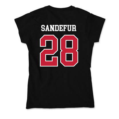 Lewis - NCAA Women's Lacrosse : Samantha Sandefur - Soft Style Women’s T-Shirt-1
