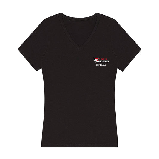 Lewis - NCAA Softball : Victoria Richardson - Women's V-Neck T-Shirt-0