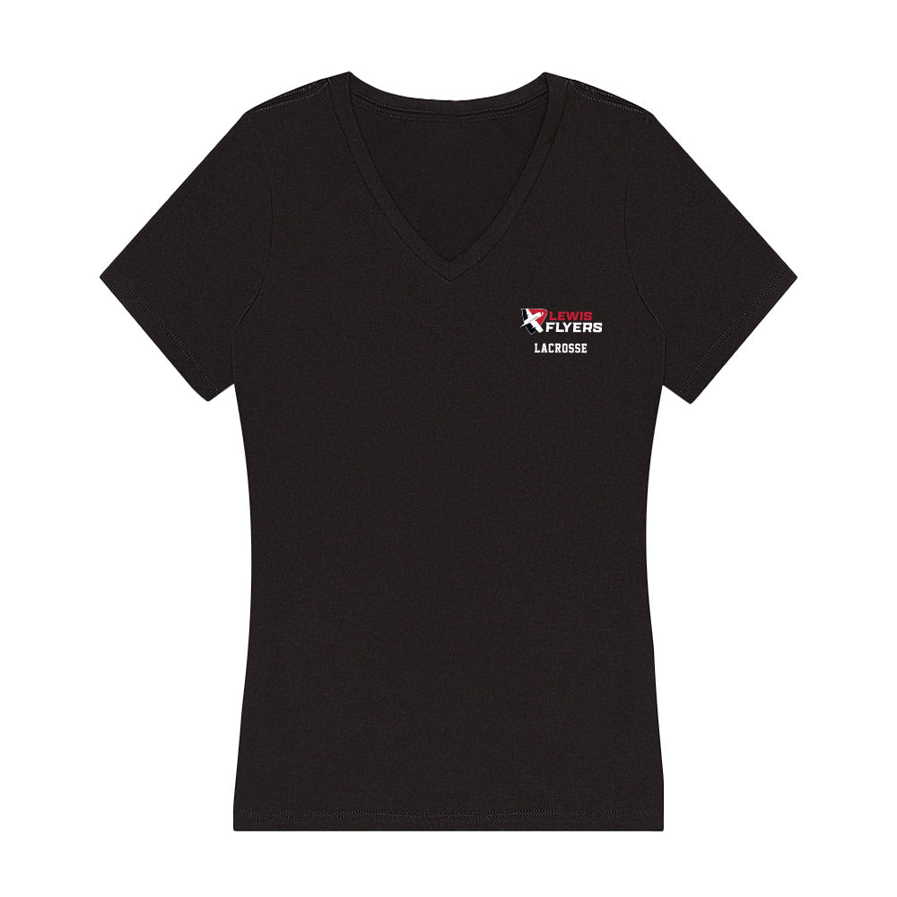 Lewis - NCAA Men's Lacrosse : Hawk Rhodes - Women's V-Neck T-Shirt-0