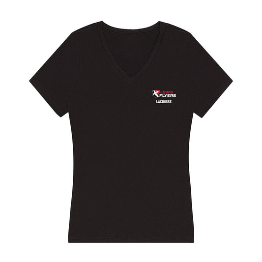 Lewis - NCAA Men's Lacrosse : Hawk Rhodes - Women's V-Neck T-Shirt-0