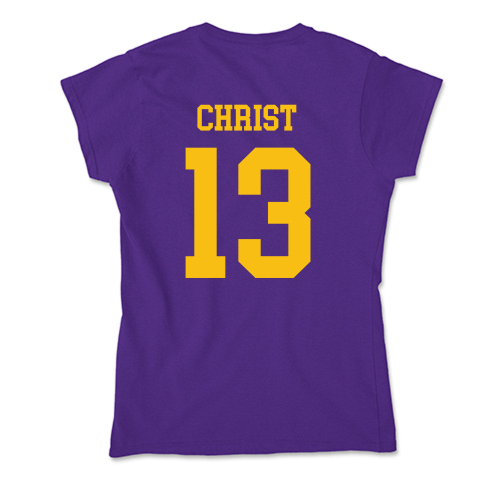 Minn. St. - NCAA Men's Ice Hockey : Jack Christ - Soft Style Women’s T-Shirt-1