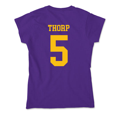 Minn. St. - NCAA Men's Ice Hockey : Gus Thorp - Soft Style Women’s T-Shirt-1