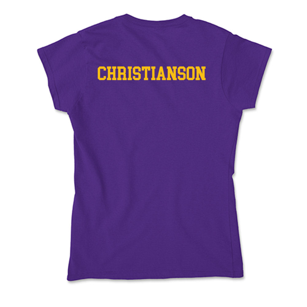 Minn. St. - NCAA Women's Swimming & Diving : Olivia Christianson - Soft Style Women’s T-Shirt-1