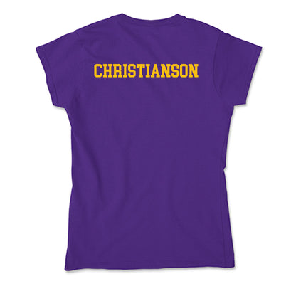 Minn. St. - NCAA Women's Swimming & Diving : Olivia Christianson - Soft Style Women’s T-Shirt-1