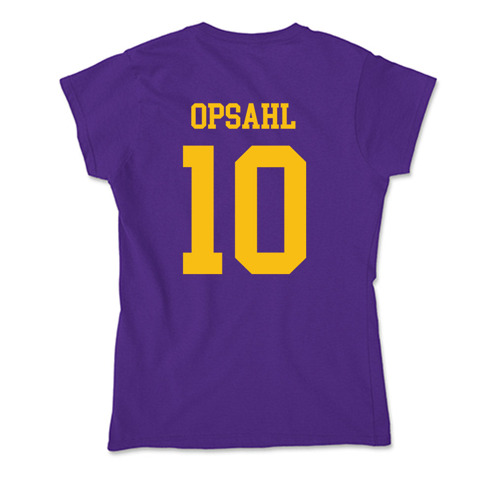 Minn. St. - NCAA Men's Basketball : Will Opsahl - Soft Style Women’s T-Shirt-1