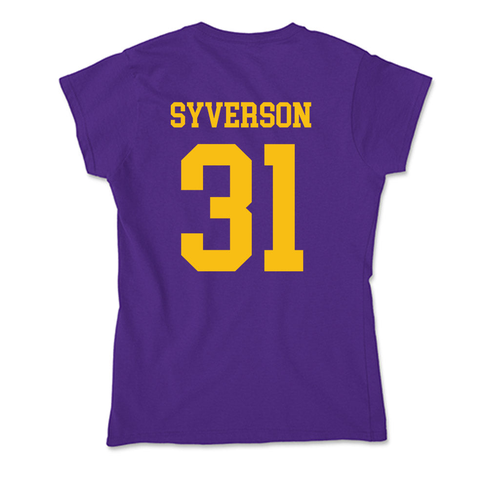 Minn. St. - NCAA Men's Ice Hockey : Matthew Syverson - Soft Style Women’s T-Shirt-1