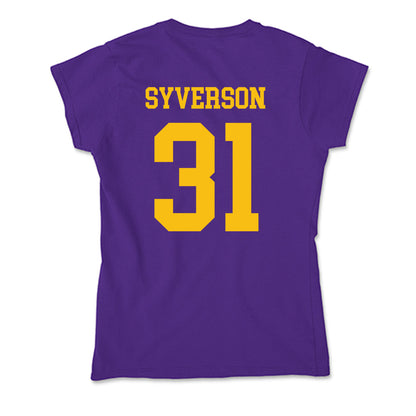 Minn. St. - NCAA Men's Ice Hockey : Matthew Syverson - Soft Style Women’s T-Shirt-1