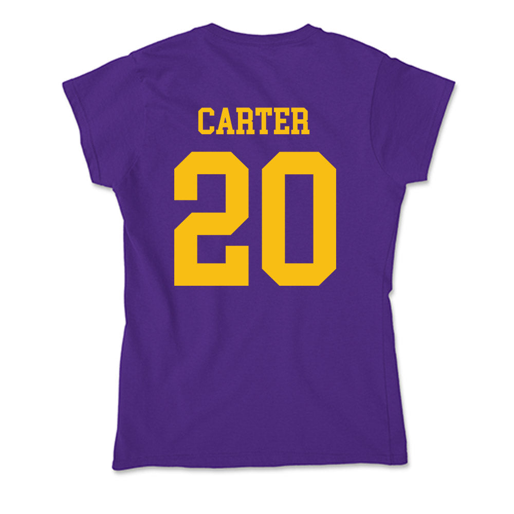 Minn. St. - NCAA Men's Ice Hockey : Cash Carter - Soft Style Women’s T-Shirt-1