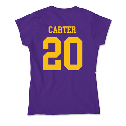 Minn. St. - NCAA Men's Ice Hockey : Cash Carter - Soft Style Women’s T-Shirt-1