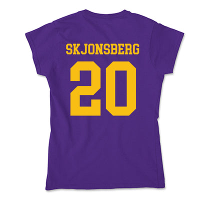 MNSU - NCAA Football : Spencer Skjonsberg - Soft Style Women’s T-Shirt-1