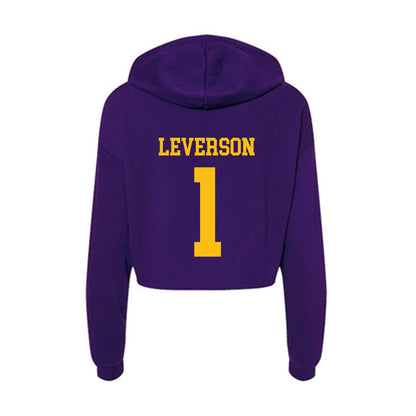 Minn. St. - NCAA Women's Basketball : Hannah Leverson - Women's Crop Fleece Hoodie-1