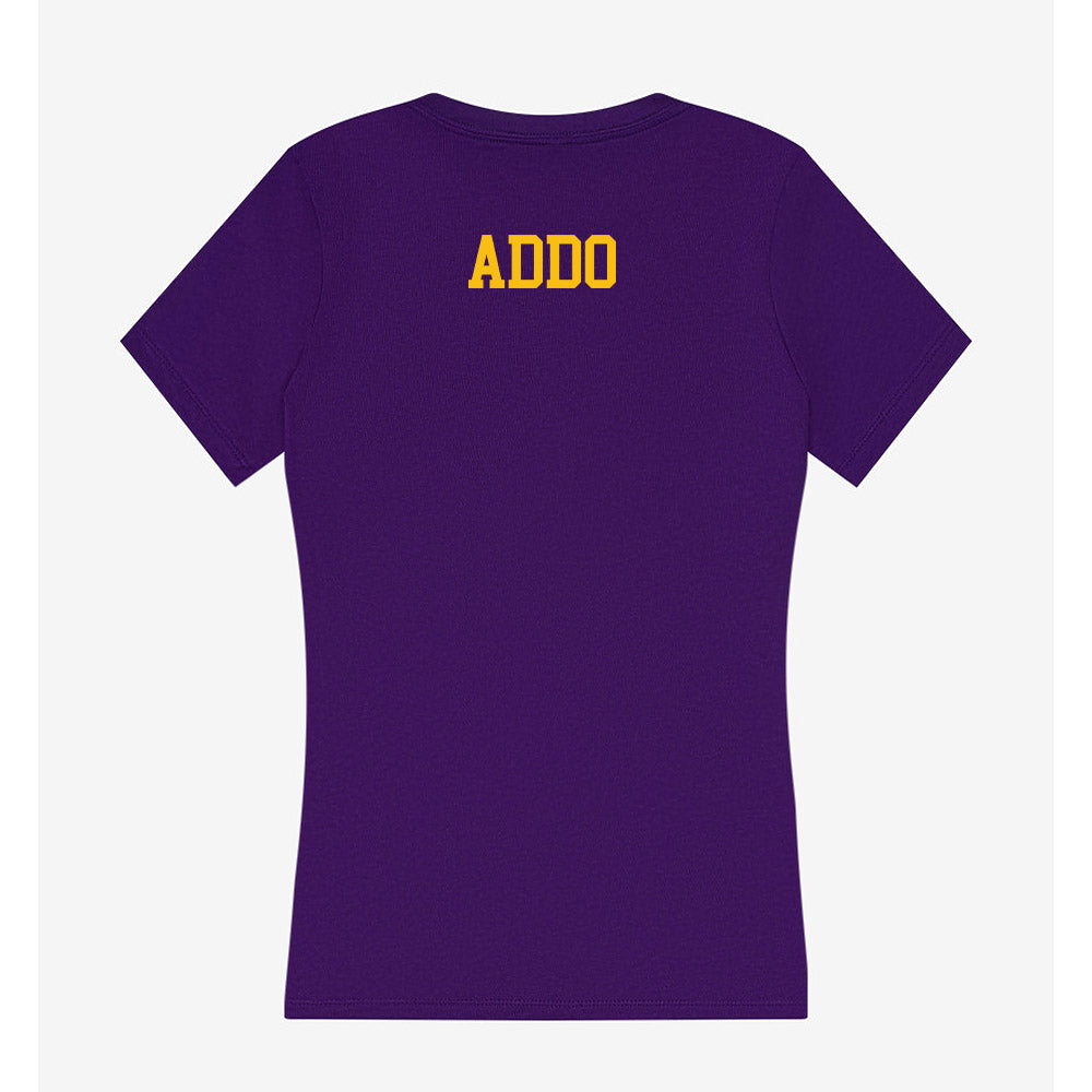 MNSU - NCAA Women's Track & Field : Janet Addo - Women's V-Neck T-Shirt-1
