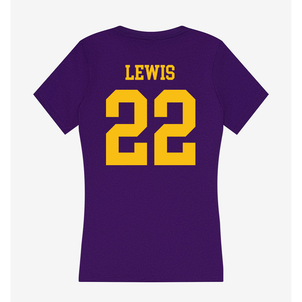 Minn. St. - NCAA Women's Basketball : Brooklyn Lewis - Women's V-Neck T-Shirt-1
