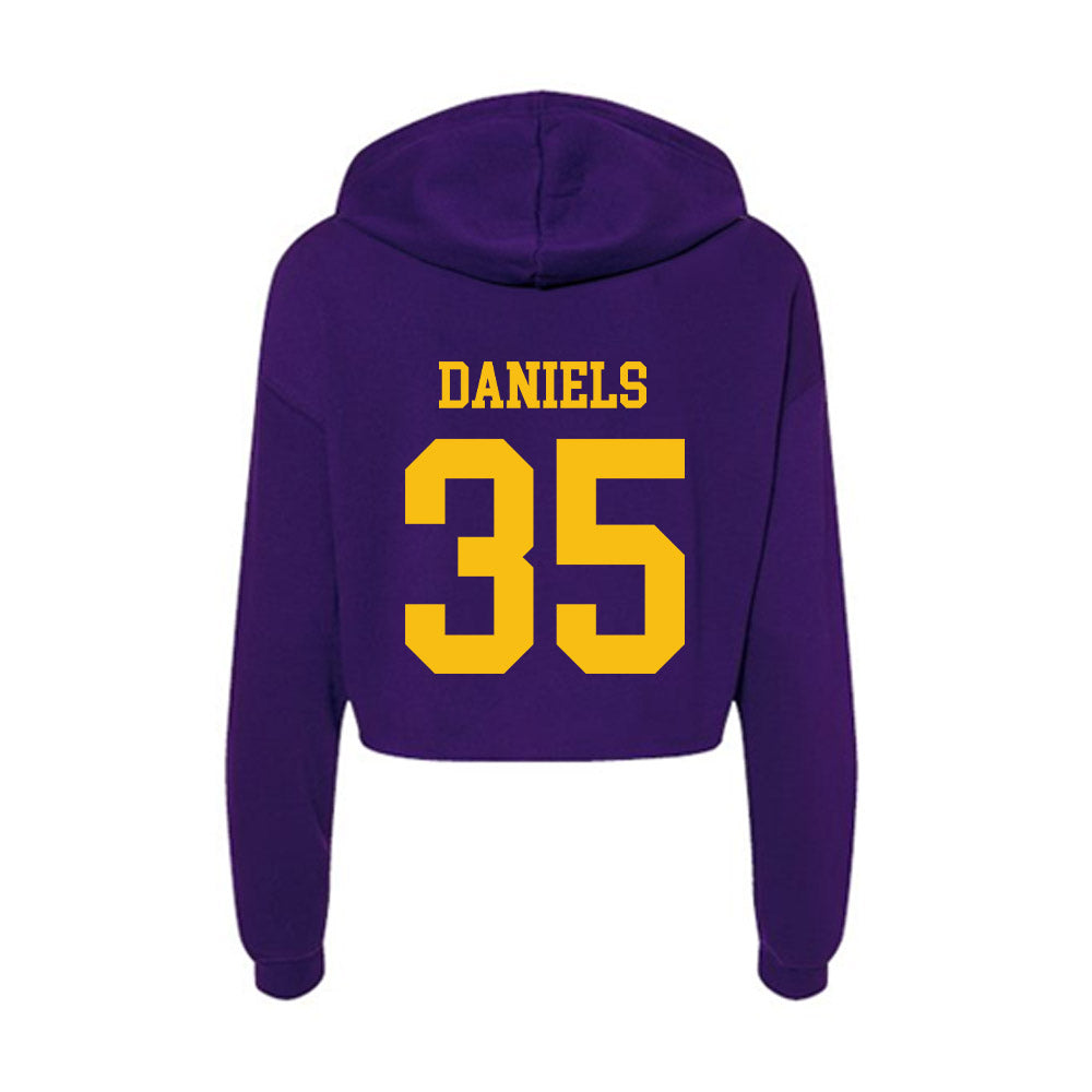 Minn. St. - NCAA Football : Xavier Daniels - Women's Crop Fleece Hoodie-1