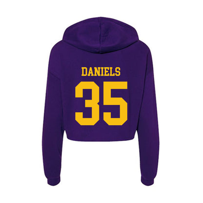 Minn. St. - NCAA Football : Xavier Daniels - Women's Crop Fleece Hoodie-1