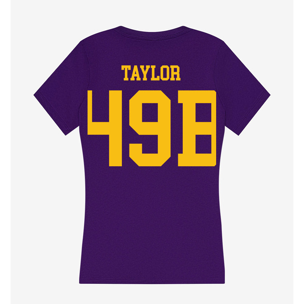 Minn. St. - NCAA Football : Talen Taylor - Women's V-Neck T-Shirt-1