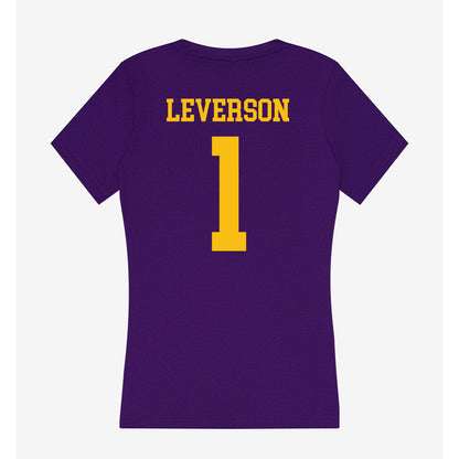 Minn. St. - NCAA Women's Basketball : Hannah Leverson - Women's V-Neck T-Shirt-1