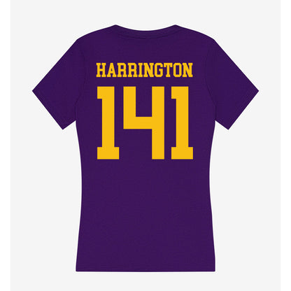 Minn. St. - NCAA Wrestling : Luke Harrington - Women's V-Neck T-Shirt-1