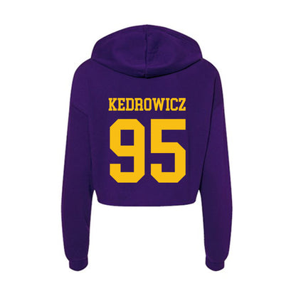 Minn. St. - NCAA Football : Robby Kedrowicz - Women's Crop Fleece Hooded Sweatshirt-1