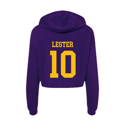 Minn. St. - NCAA Women's Volleyball : Jadyn Lester - Women's Crop Fleece Hoodie-1