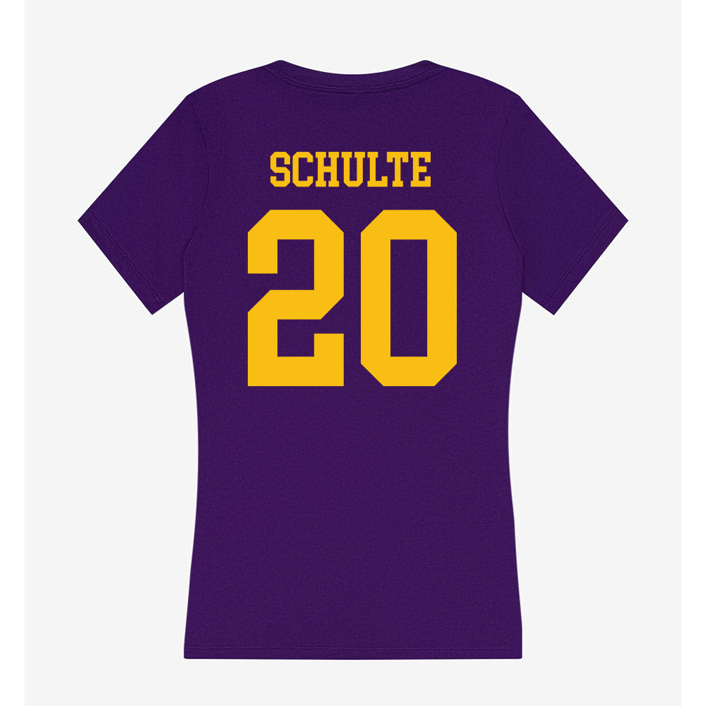 Minn. St. - NCAA Baseball : Brody Schulte - Women's V-Neck T-Shirt-1