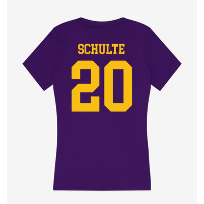 Minn. St. - NCAA Baseball : Brody Schulte - Women's V-Neck T-Shirt-1