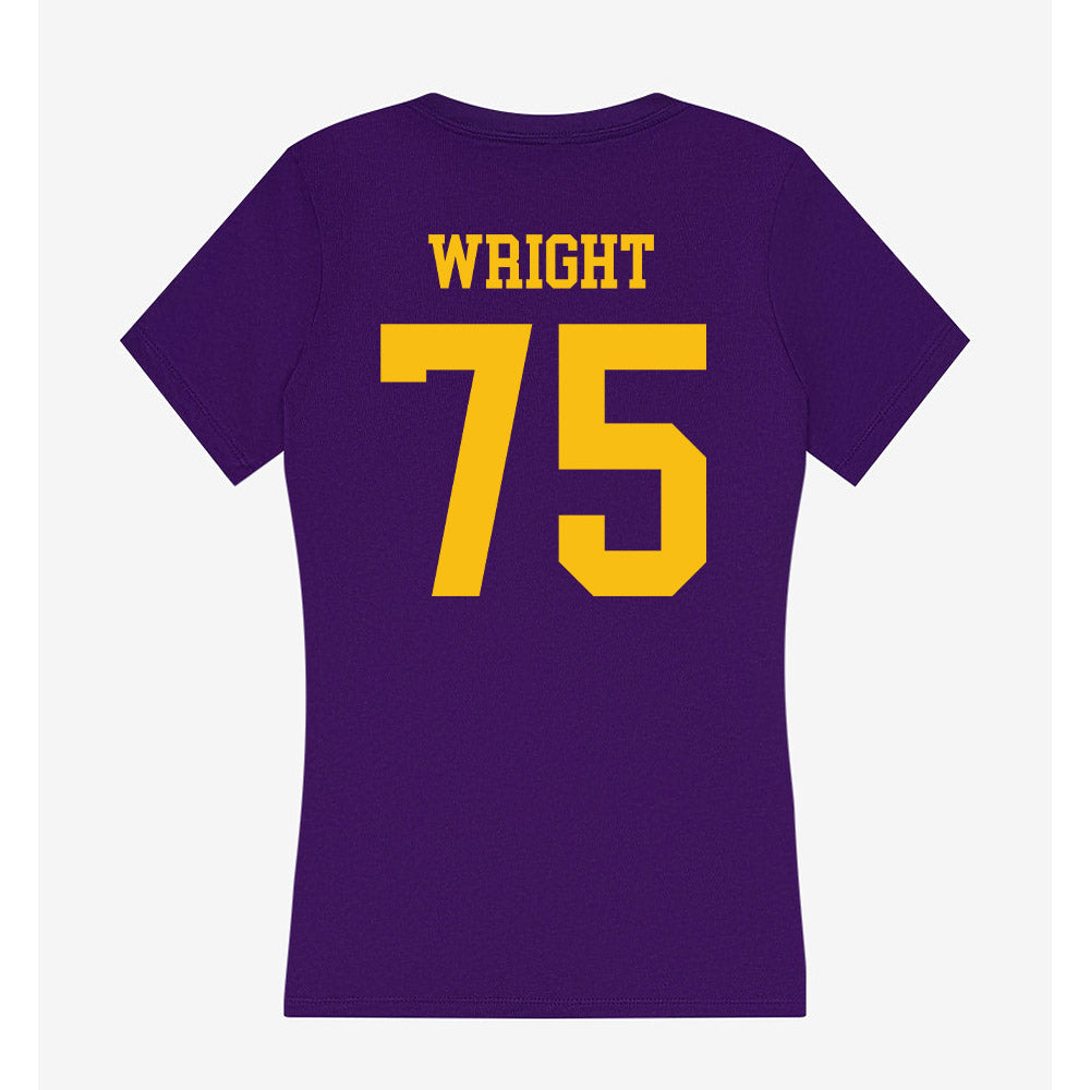 Minn. St. - NCAA Football : Magnus Wright - Women's V-Neck T-Shirt-1