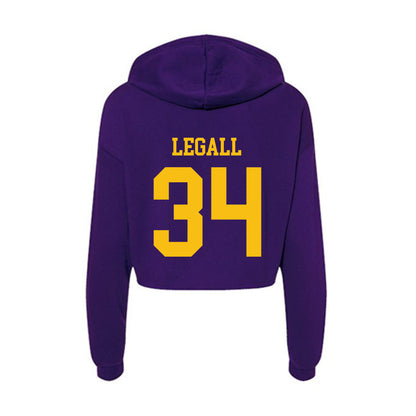 Minn. St. - NCAA Men's Ice Hockey : Raiden LeGall - Women's Crop Fleece Hoodie-1