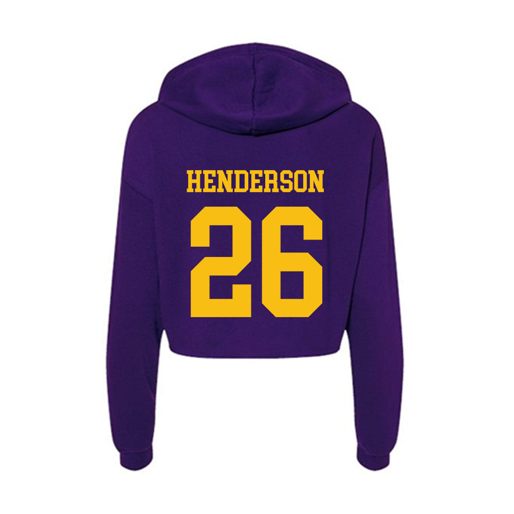 Minn. St. - NCAA Football : Carter Henderson - Women's Crop Fleece Hoodie-1