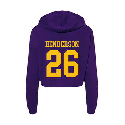 Minn. St. - NCAA Football : Carter Henderson - Women's Crop Fleece Hoodie-1