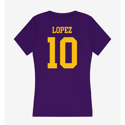 Minn. St. - NCAA Women's Ice Hockey : Zoe Lopez - Women's V-Neck T-Shirt-1
