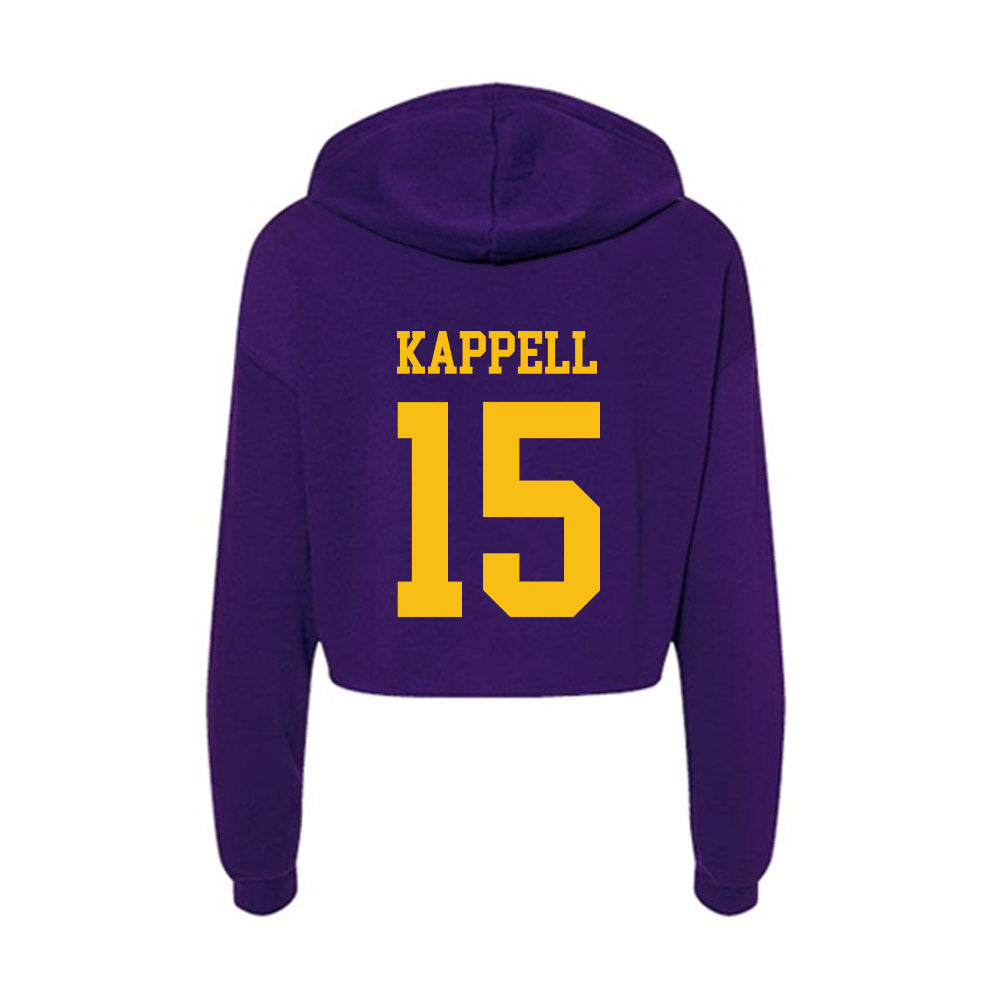 Minn. St. - NCAA Men's Ice Hockey : Sam Kappell - Women's Crop Fleece Hoodie-1
