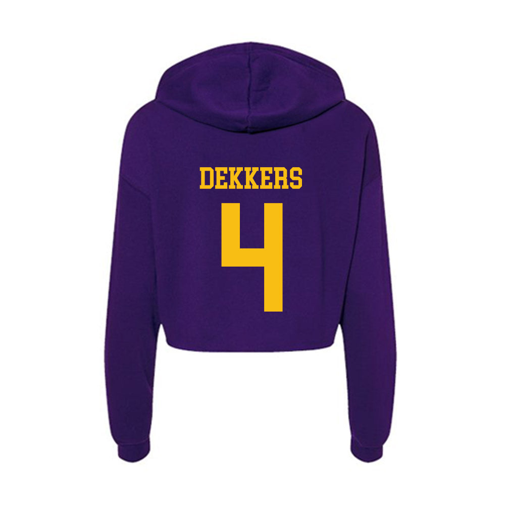 Minn. St. - NCAA Softball : Paxton Dekkers - Women's Crop Fleece Hoodie-1
