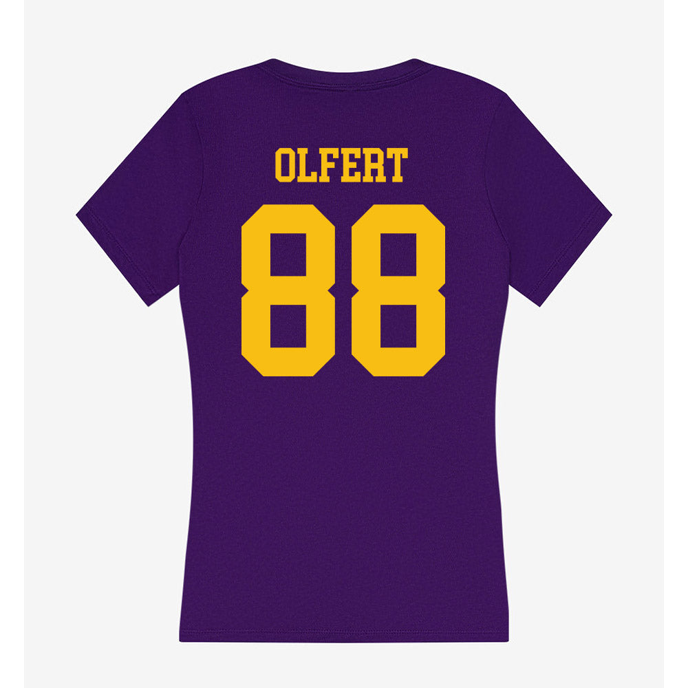 Minn. St. - NCAA Women's Ice Hockey : Katie Olfert - Women's V-Neck T-Shirt-1