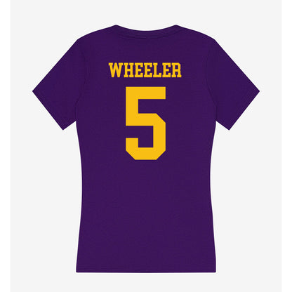 Minn. St. - NCAA Men's Ice Hockey : Mason Wheeler - Women's V-Neck T-Shirt-1