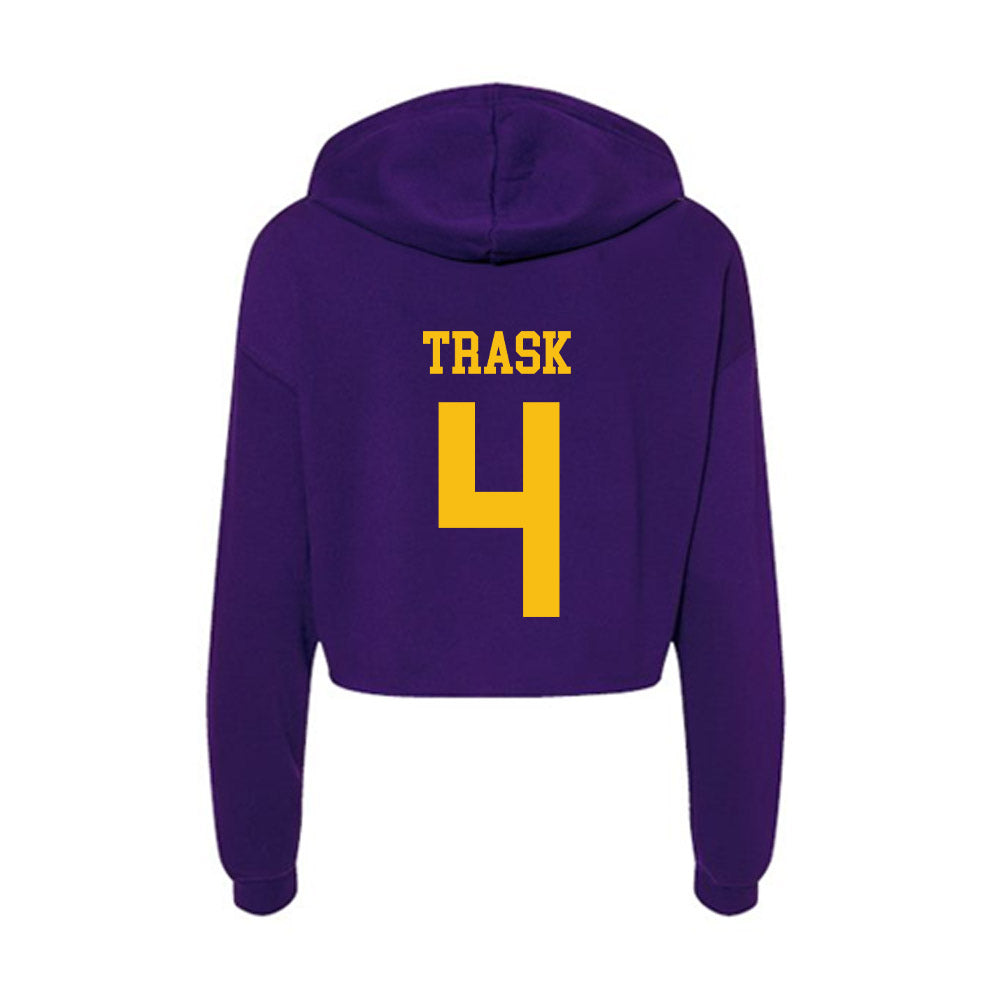 Minn. St. - NCAA Baseball : CJ TRASK - Women's Crop Fleece Hoodie-1