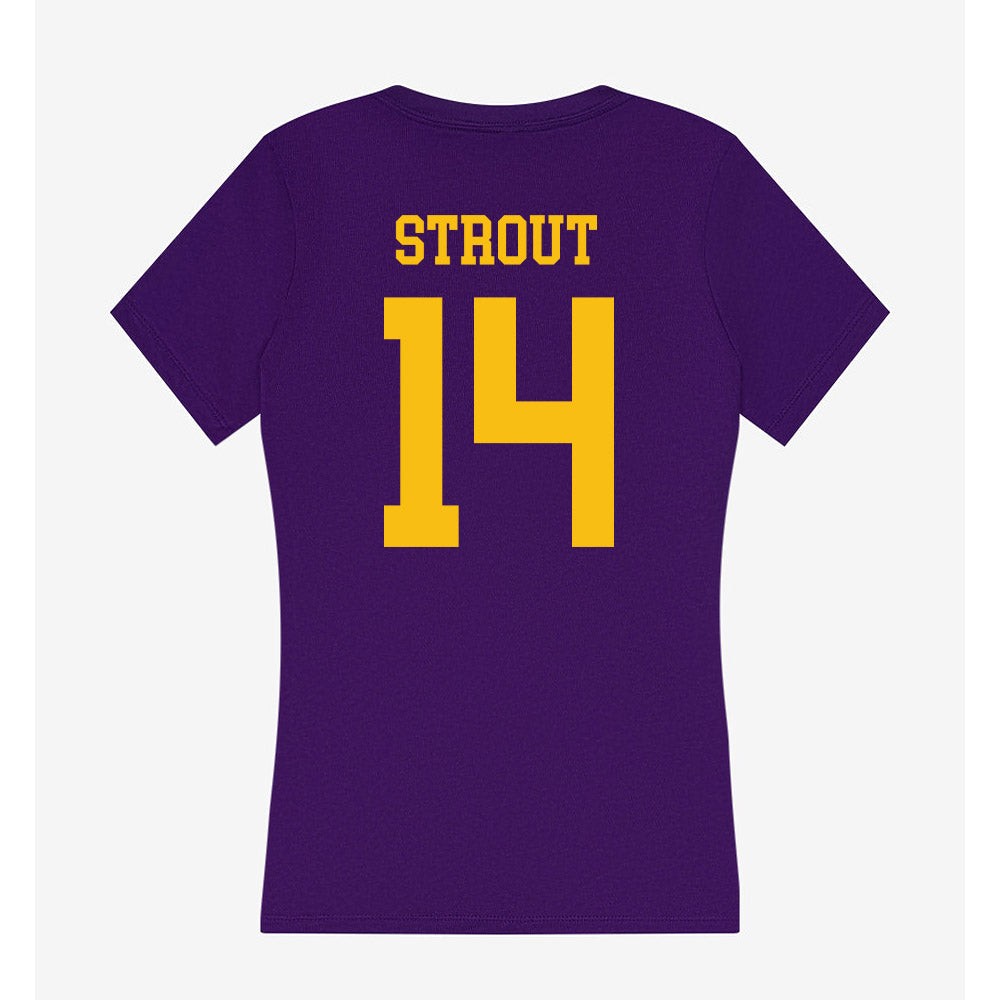 Minn. St. - NCAA Women's Volleyball : Peyton Strout - Women's V-Neck T-Shirt-1